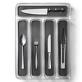 thumbnail image 3 of Lexi Home 5-Slot Drawer Organizer Clear Acrylic Silverware Organizer for Home Organization, 3 of 8
