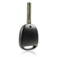 thumbnail image 3 of KeylessOption replacement blank key + fob for 2003-2009 Lexus LX470, GX470 (89070-60801) 3-button combination key fob with panic button, 2 pack, 3 of 6