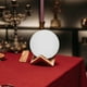 thumbnail image 4 of Pantalla de lámpara de mesa creativa con forma de luna, de plástico, única, 4 of 8
