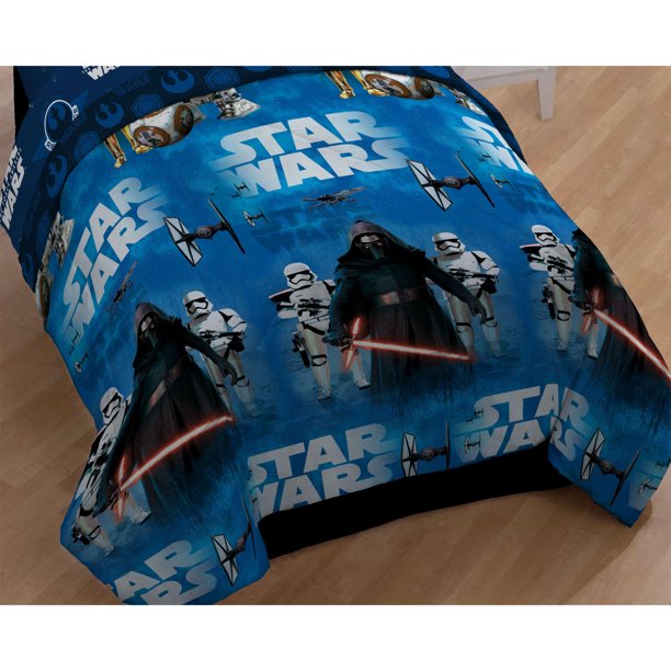 Star Wars Twin Comforter Episode 7 Force Awakens Bedding