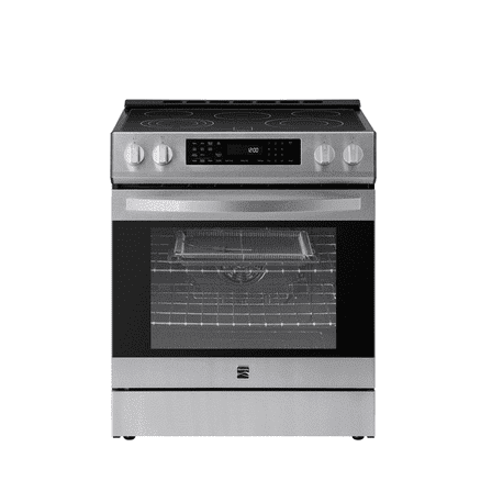 Kenmore 22-96843 5.6 cu. ft. Front-Control 5 Element Electric Range Stove with and Dual Ring Elements, Self-Clean Oven, Precision Set Controls