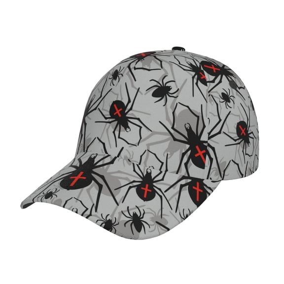 Sikiie Spiders Unisex Vintage Washed Unstructured Baseball Cap Soft Cap Adjustable Unisex Baseball Hat Dad Hat