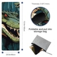 thumbnail image 4 of Crocodile Gym Towels with Storage Bag, 72.8"x26.8", Suitable for Yoga, Pilates, Fitness, etc. - Yoga Mat Towel, Yoga Towels, 4 of 6