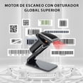 thumbnail image 4 of Escáner de Código de Barras WELIKERA Bluetooth 2D 1D Inalámbrico con Soporte y USB para Puntos de Ve, 4 of 9