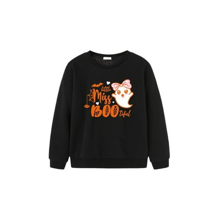 

Licupiee Toddler Boys Girls Clothes Halloween Pumpkin Pullover Sweatshirt Crewneck Long Sleeve Shirt Tops