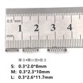 thumbnail image 4 of S SERENABLE 100 Pcs Ressort de Ressort de Barbelé en Acier Inoxydable Ressort de Vis L, 4 of 7