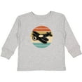 thumbnail image 3 of Inktastic Vintage Airplane Retro Sunset Boys or Girls Long Sleeve Toddler T-Shirt, 3 of 5