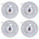 thumbnail image 1 of 4X Fuente de Luz del Módulo de Luz de Techo LED 36W IluminacióN de Alto Brillo Redonda Luz de Techo Interior FríO, 1 of 5