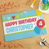 Personalized Birthday Placemat, Primary Colors