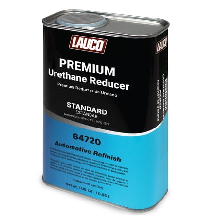 LAUCO Standard Urethane Grade Reducer, (60 °F–77 °F) Automotive and Industrial Solvent Thinner for Urethane and High-Solids Coatings, Professional Flow and Leveling Performance (Quart)