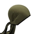 thumbnail image 6 of Head Wrap Hat Long Tail Comfortable Mesh Fabric Balding Hair Caps for Daily Wear Dark Green, 6 of 6