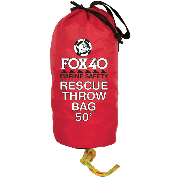 Fox 40 Marine Rescue Red Throw Bag 50' (15m)