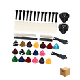 thumbnail image 1 of "Kit De Accesorios Para Guitarra Acustica Cuerdas 50 Piezas Lab.G Negro Y Blanco ", 1 of 5