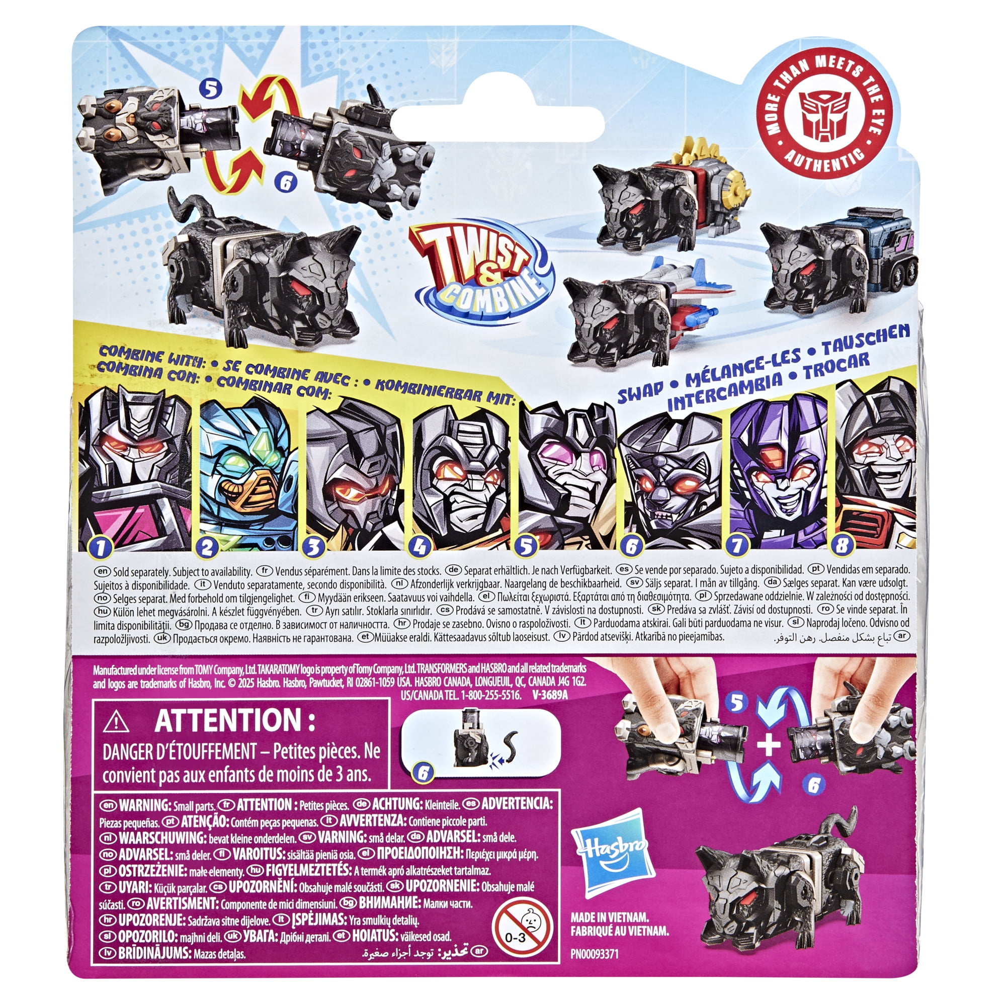 Transformers Swapticons Ravage and Shadow Panther Action Figures
