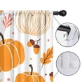 thumbnail image 4 of Autumn Aesthetic Pumpkin Sunflower Curtains 2 Pack Tier Window Treatment,52x84in Kitchen Curtains Fall Holiday Long Curtain, 4 of 5