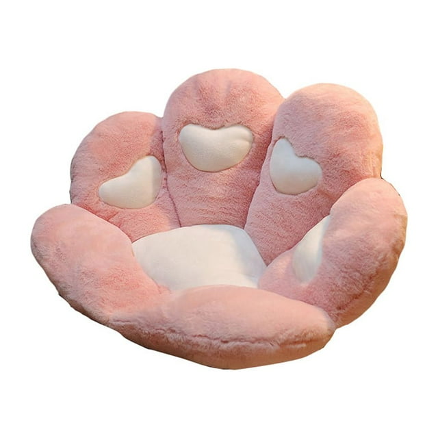 Yuarrent Cojín de almohada con forma de pata de gato, alfombrilla para sofá, cojín para silla, hogar Type4 NO4