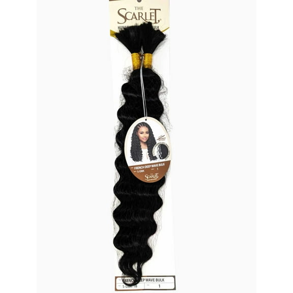 Eve Hair Scarlet French Deep Wave Bulk 14"