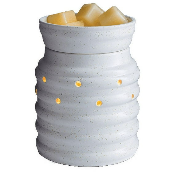 Candle Warmers Etc. Illumination Fragrance Warmer- Light-Up Warmer for Warming Scented Candle Wax Melts and Tarts or Essential Oils to Freshen Room, Farmhouse Milkjug