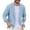 #029-Light Blue, variant on Kakii Men's Casual Linen Blazer Lightweight Regular Fit Sport Coat Two Button Suit Jacket