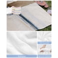 thumbnail image 6 of Beige Brown Blue Beach Towels Oversized Super Absorbent, Vintage Abstract Mottled Texture Lightweight Bath Towel Quick Dry Sets For Bathroom/Pool/Rv Camping/Beach Play/Gym Room/Picnic 23"x47", 6 of 8