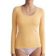 thumbnail image 2 of Emmalise Women’s Long Sleeve Scoop Neck Fitted Top Light Colors Multipack Bundle 1 1X, 2 of 4