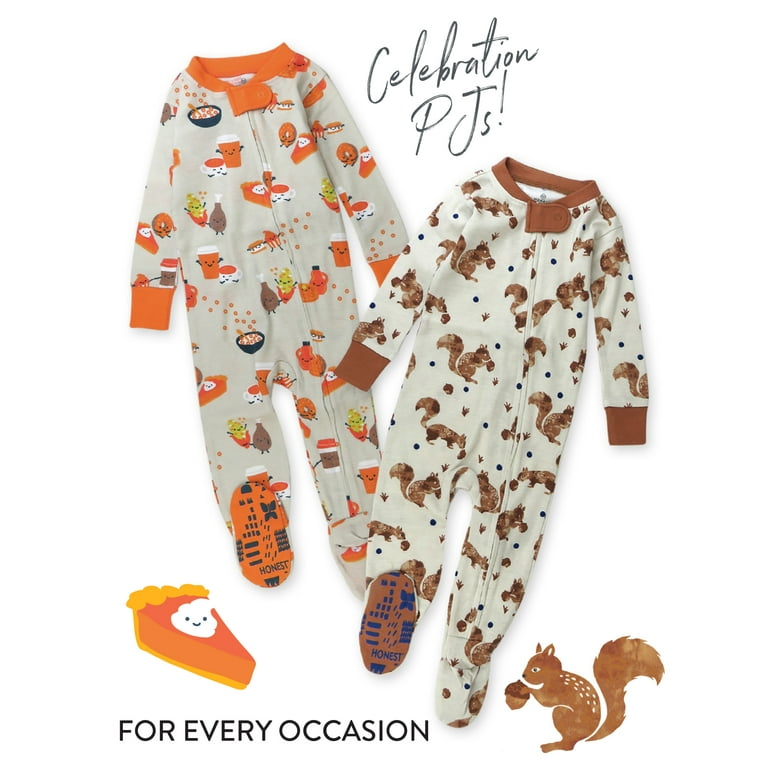 Matching Thanksgiving Gender-Neutral Snug-Fit Pajama Set For Kids