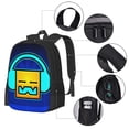 thumbnail image 3 of Lsque Geometry Dash Backpack for Men and Women - Durable 600D Oxford Cloth -Large Capacity, Water-Resistant School, Travel, and Hiking Bag, 3 of 7