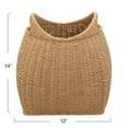 thumbnail image 2 of Household Essentials Paper Rope Basket with Handles, Natural, 2 of 8