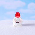 thumbnail image 2 of CSChome Christmas Bear Ornament Christmas Bear Ornament Set Mini Cartoon Holiday Desktop Decoration, 2 of 7