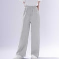 thumbnail image 6 of breaise Girls Sweatpants Casual Wide Leg Palazzo Pants Summer BohoHigh Waist Casual Lounge Pant 2025 Beach Travel Vacation Outfits, 6 of 8