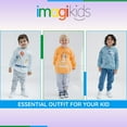 thumbnail image 3 of Bluey Bingo Pom Pom Fleece Pullover Hoodie and Jogger Pants Outfit Set Toddler to Little Kid, 3 of 5