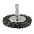 thumbnail image 1 of Timco - Drill Wheel Brush - Crimped Steel Wire (Size 100mm - 1 Each), 1 of 1