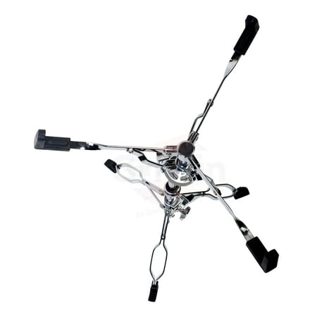 Cymbal Stand with Boom Arm & Snare Drum Stand Kit (3x Stands) by GRIFFIN | Chrome Percussion Hardware Set with Double-Braced Legs & Counterweight Adapter for Mounting Crash, Ride & Splash Cymbals