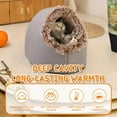 thumbnail image 6 of Winter Warm Pet Cave Bed, 2026 New Winter Cozy Cat Tent for Indoor, Soft Plush Cozy Indoor Nest with Non-Slip Bottom for Small Medium Dogs, Cats (Gray, M, 16 * 14 * 13inches), 6 of 8