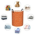 thumbnail image 3 of Lsque Dots On Orange Background pattern Laundry Hamper Basket, Tall Woven Rope Hamper Basket for Clothes, Lightweight Storage Basket, Collapsible Waterproof-Medium, 3 of 8