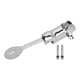 thumbnail image 2 of Interruptor de control del pedal del grifo plateado Válvula de pedal del grifo fácil de operar Acero inoxidable sanitario con tornillos de expansión para baño ANGGREK Otros, 2 of 8
