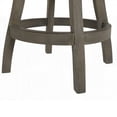 thumbnail image 2 of Williams 1-Piece Natural White Linen Swivel Bar Stool - Ideal for Counter Height Tables, 2 of 13