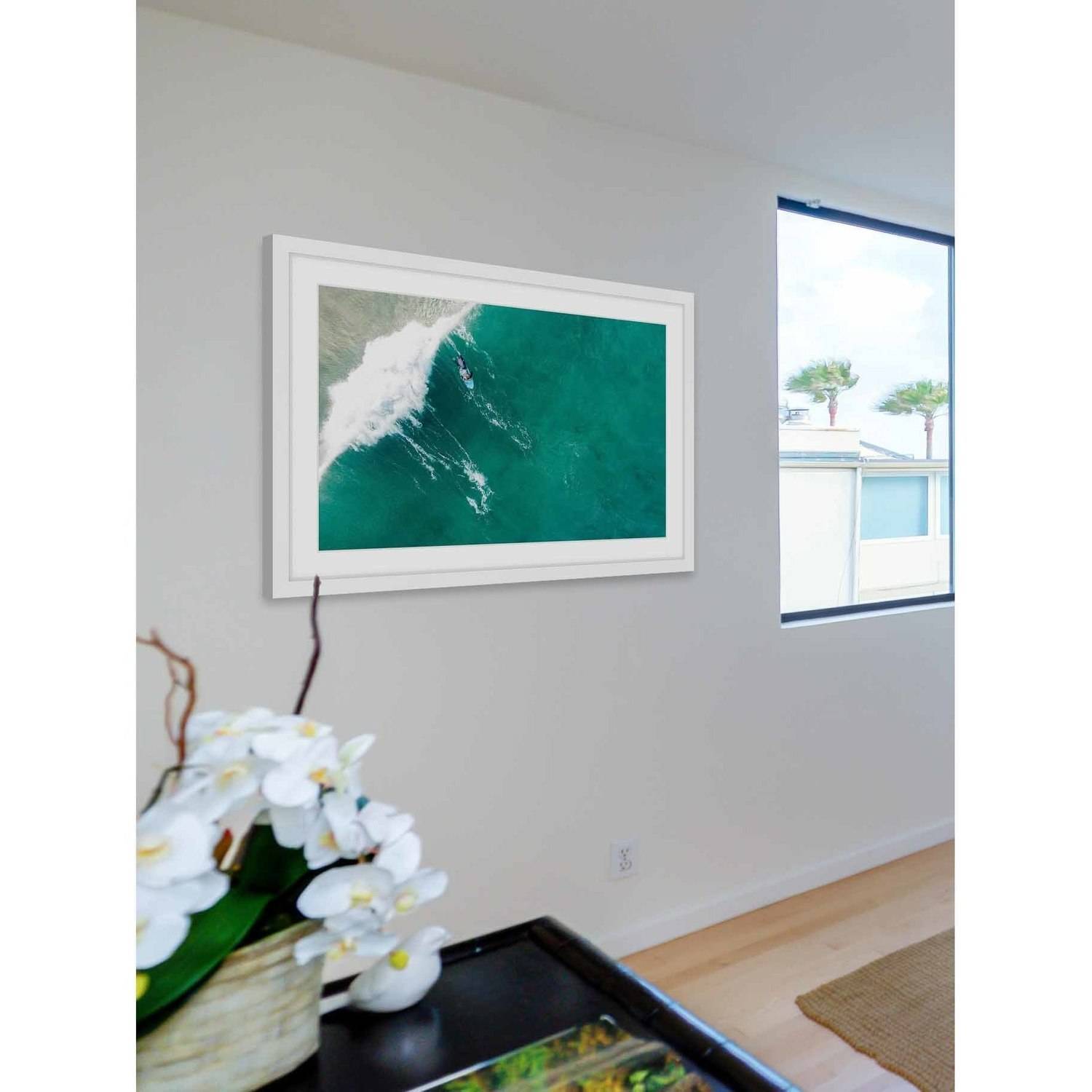 Marmont Hill "Big Wave" by Karolis Janulis Framed Painting Print
