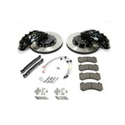 Alcon 2009+ Nissan GT-R R35 412x36mm Rotor 6 Piston Caliper RC6 Front Axle Kit - Red
