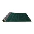 thumbnail image 2 of Ahgly Company Indoor Square Abstract Turquoise Blue Contemporary Area Rugs, 4' Square, 2 of 4