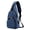Blue, variant on ibiyuan Sling Bag Anti-Theft Crossbody Bag USB Charging Sling Chest Daypack for Men Women, Single Shoulder Crossbody Backpack for Hiking Camping Outdoor Adventures