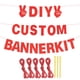 thumbnail image 3 of Kit de Banner DIY Feliz Cumpleaños con 129 Piezas y Brillo Rojo MFLUEEWR, 3 of 8
