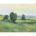 thumbnail image 2 of OToole, Tim 32x26 Black Ornate Wood Framed with Double Matting Museum Art Print Titled - Rolling Green Hills II, 2 of 4