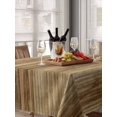 thumbnail image 6 of Vintage Western Table Cloth, Waterproof Tablecloth for Rectangle Tables, Rustic Farmhouse Wooden Grain Barn Door Reusable Washable Fabric Table Cover for Restaurant Kitchen Dining Tables 60"x102", 6 of 9