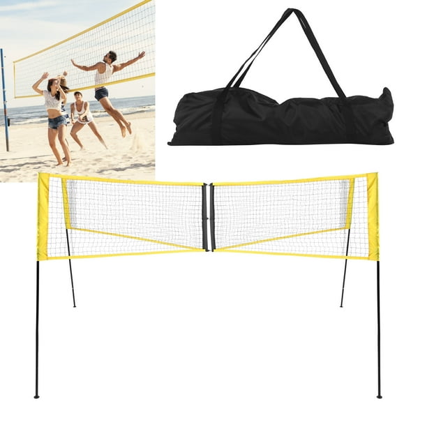 Wchiuoe Volleyball Net Shaped Volleyball Net Set Square Quick Set Up Outdoor Beach Sporting Equipment Sports Volleyball Net Walmart Com Walmart Com