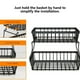 thumbnail image 5 of Estante de almacenamiento de cocina | Organizador de encimera metálico compacto - Acabado negro | Soporte multifuncional para palillos para fregadero | Función de drenaje | Ligero y portátil |, 5 of 7