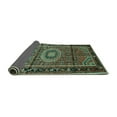 thumbnail image 2 of Ahgly Company Indoor Rectangle Persian Turquoise Blue Traditional Area Rugs, 8' x 12', 2 of 4