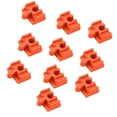 thumbnail image 5 of STARTIST 10Pcs Wooden Train Track Accessories, Track , Educational Toy Building Sets for Wooden Train Set Stem Kits Orange, 5 of 8