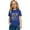 Blue, variant on Toddler Shirts Girls 2t 100 Days Of School Print Short Sleeve 100 Days Of School Costume Casual Holidays Tops Toddler Clothes for Girls
