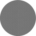 thumbnail image 1 of Ahgly Company Tapis d'Intérieur Rond Lavable en Machine Gris Carbone Transitionnel, 7 Pieds Rond, 1 of 7